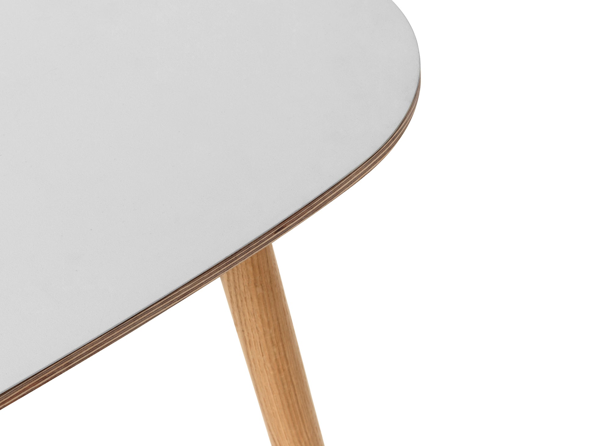 Form Table by Normann Copenhagen - Grey Linoleum Tabletop