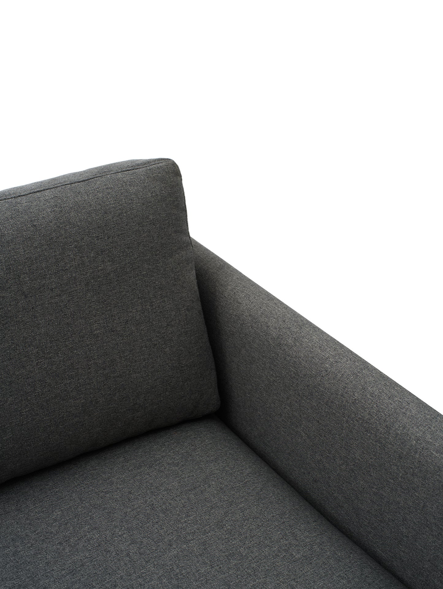 Rar 2-Seater Sofa by Normann Copenhagen - Re-Born Dark Grey