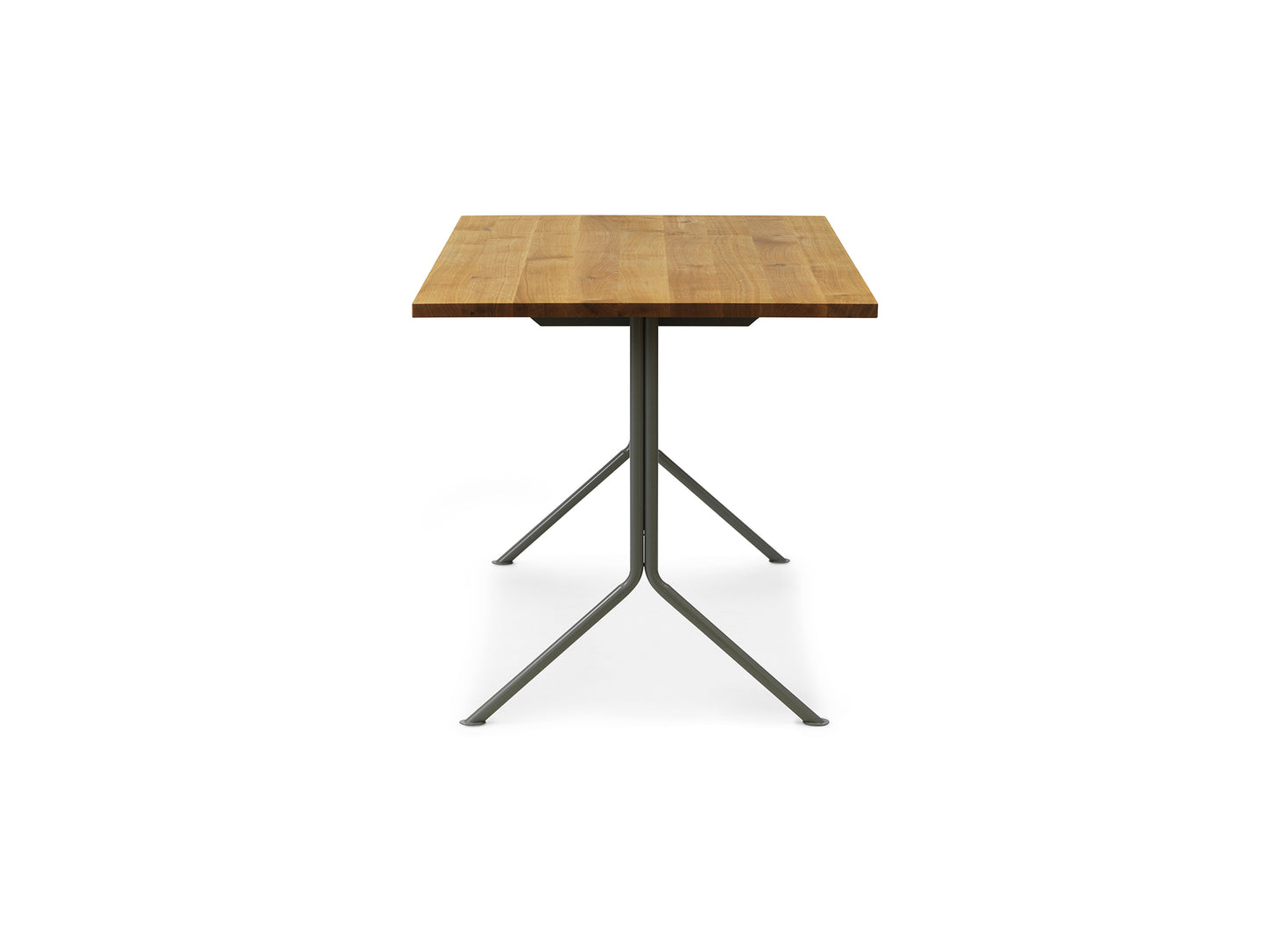 Kip Desk by Normann Copenhagen - Grey Base / Oak Tabletop