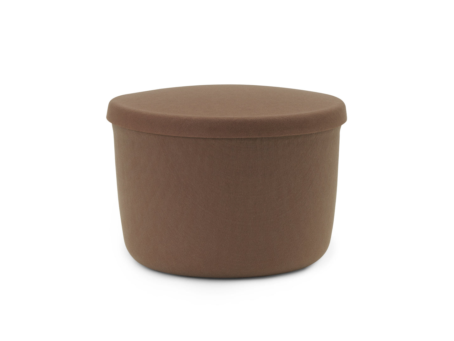 Hide Storage Pouf by Normann Copenhagen - Small / Brown