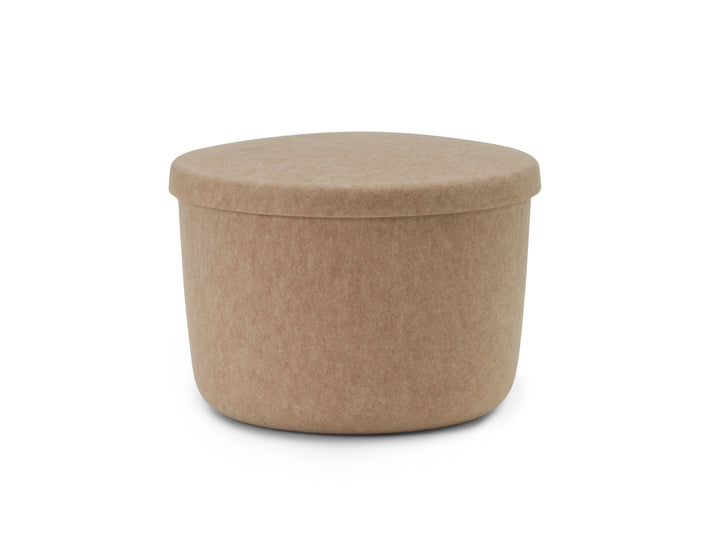 Hide Storage Pouf by Normann Copenhagen - Small / Sand