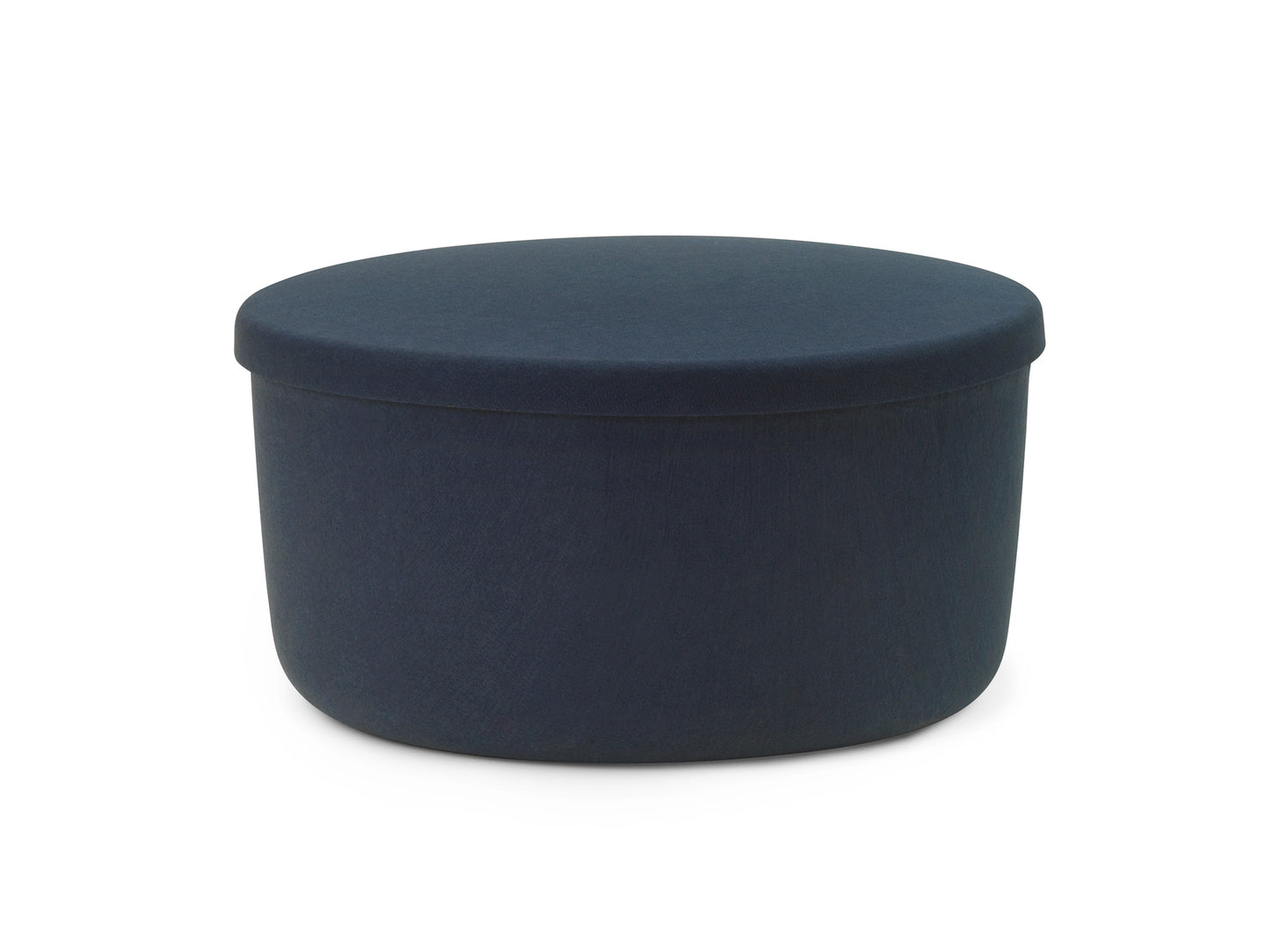 Hide Storage Pouf by Normann Copenhagen - Large / Steel Blue