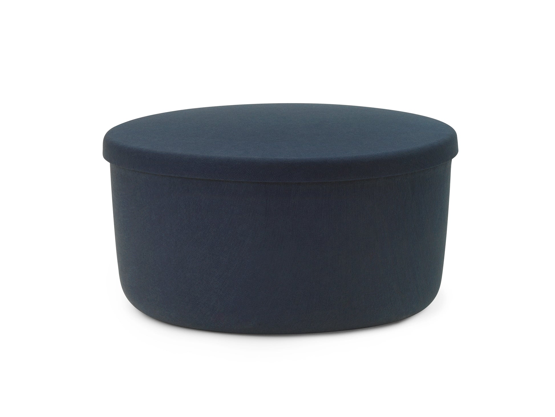 Hide Storage Pouf by Normann Copenhagen - Large / Steel Blue