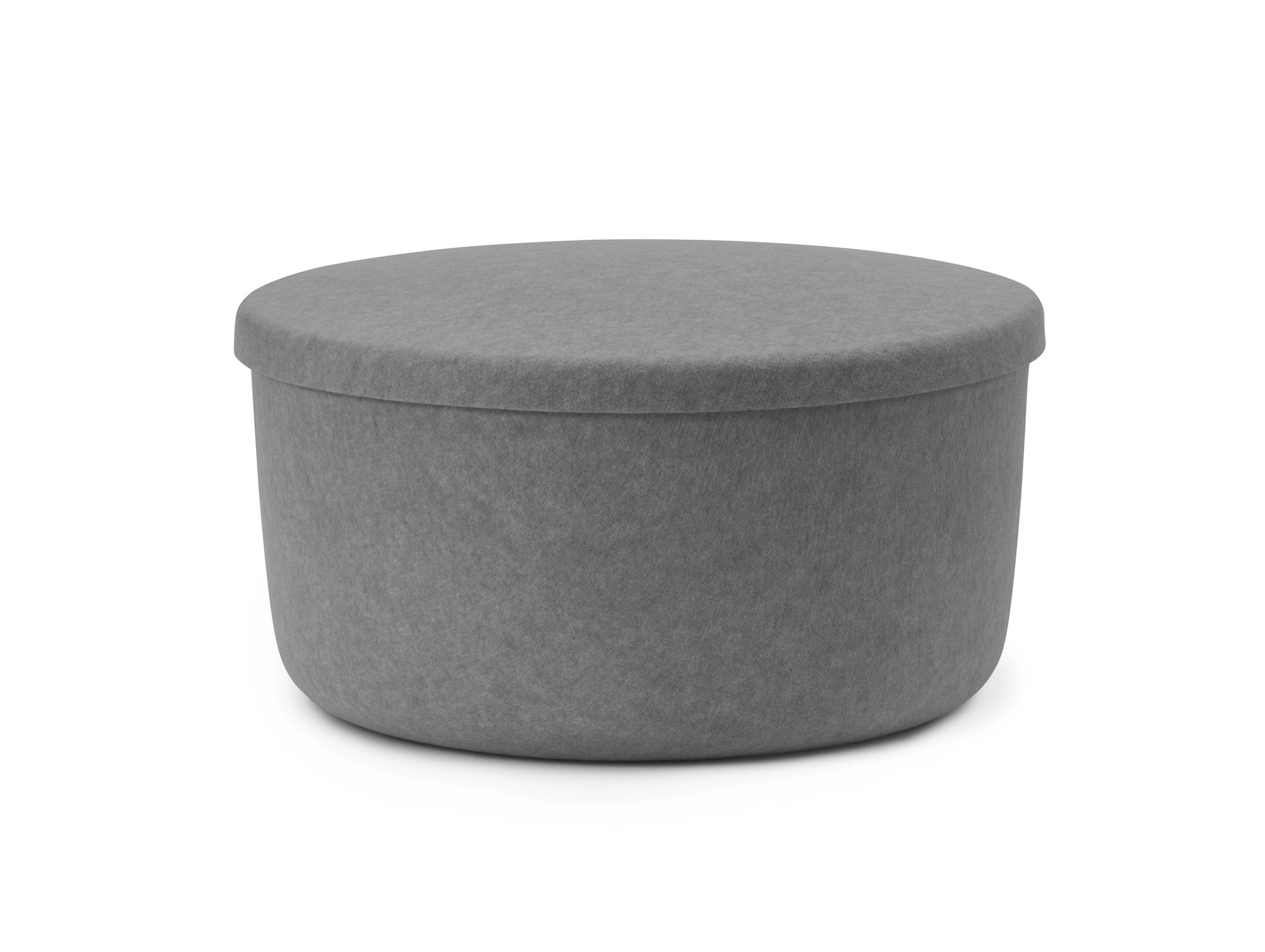 Hide Storage Pouf by Normann Copenhagen - Large / Grey
