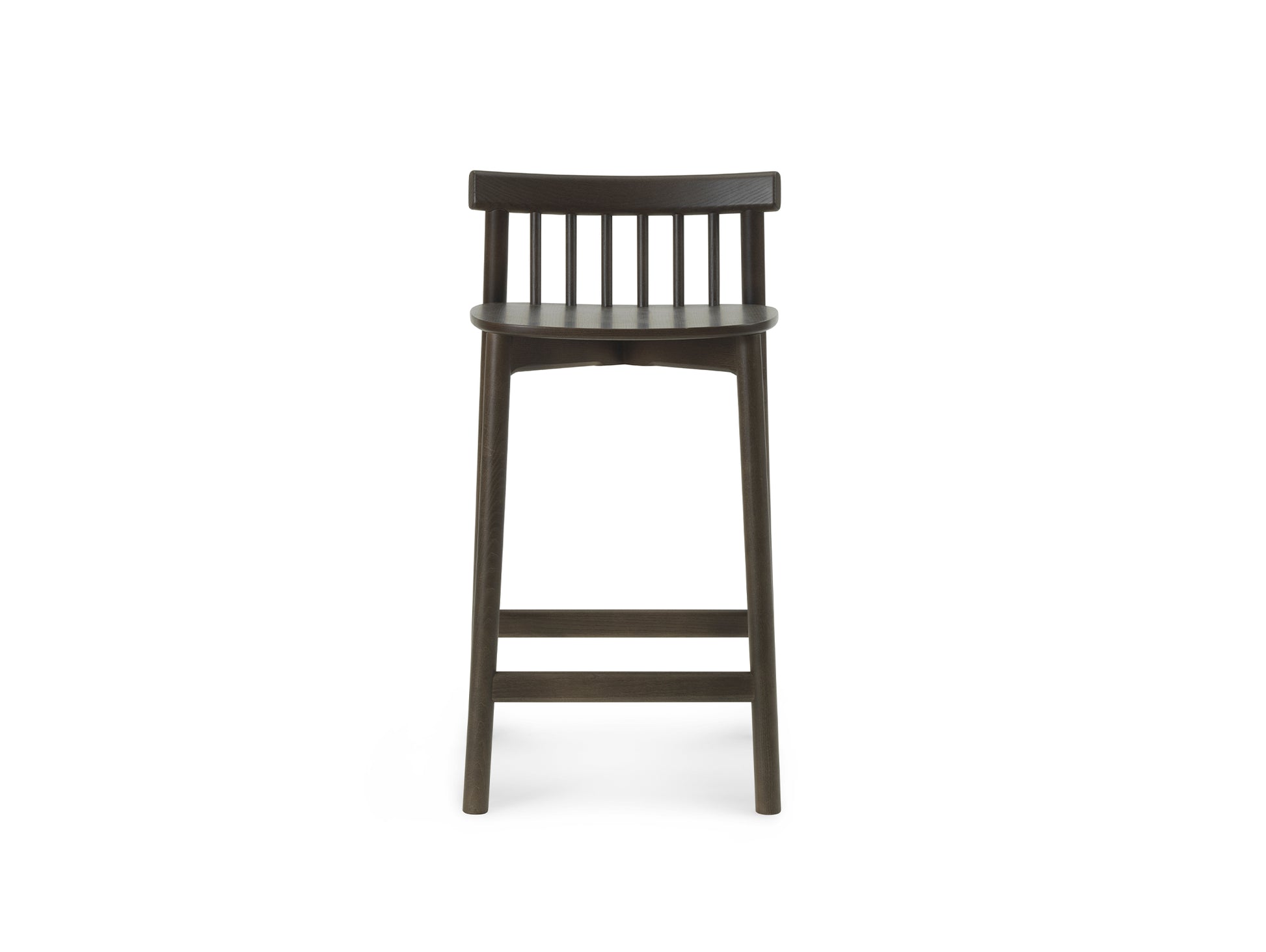 Pind Bar Stool by Normann Copenhagen - SH 65 cm / Brown Stained Ash