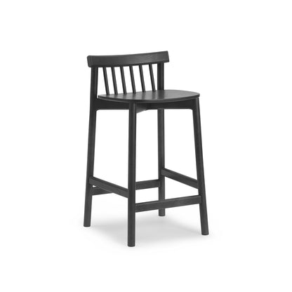 Pind Bar Stool by Normann Copenhagen - SH 65 cm / Black Stained Ash