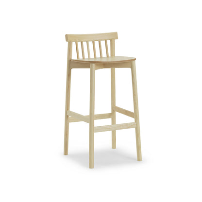 Pind Bar Stool by Normann Copenhagen - SH 75 cm / Lacquered Ash