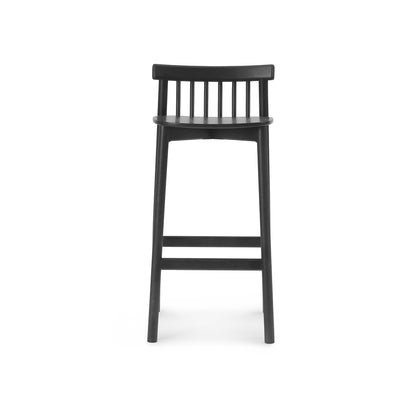 Pind Bar Stool by Normann Copenhagen - SH 75 cm / Black Stained Ash