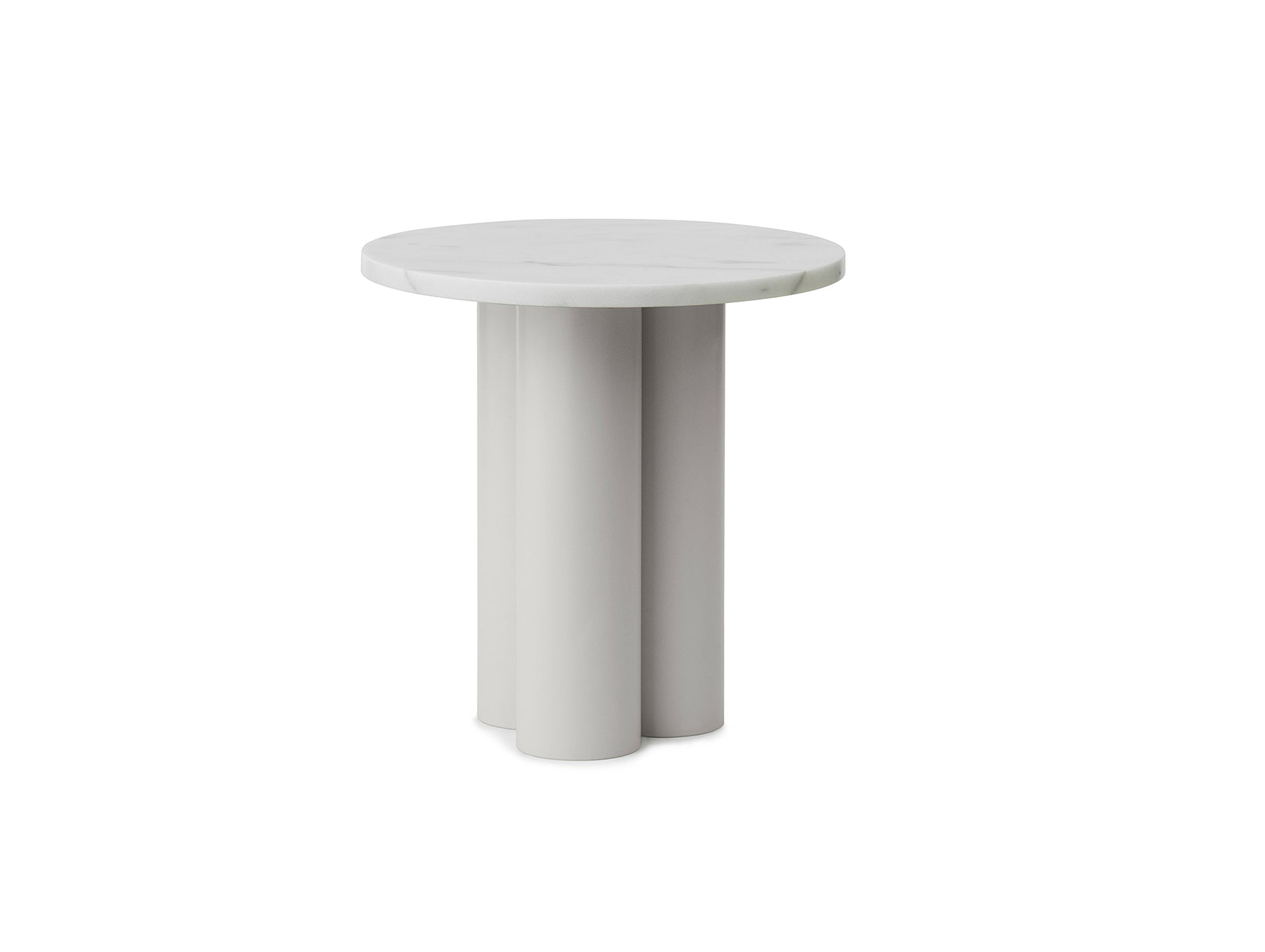 Dit Side Table by Normann Copenhagen - Sand Base / White Carrara 