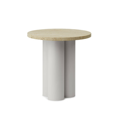 Dit Side Table by Normann Copenhagen - Sand Base /  Travertine Light
