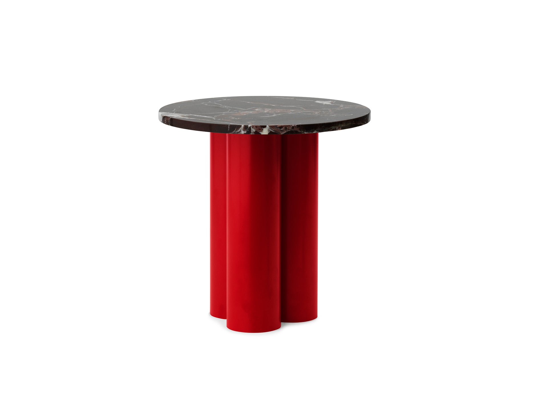 Dit Side Table by Normann Copenhagen - Bright Red Base / Rosso Levanto