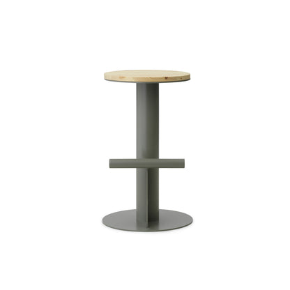 Pole Bar Stool by Normann Copenhagen - H65 / Grey