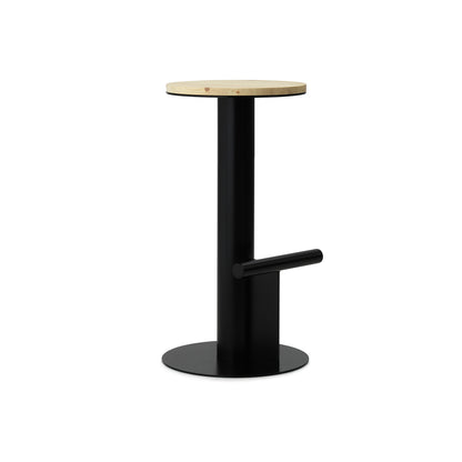 Pole Bar Stool by Normann Copenhagen - H75 / Black