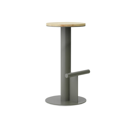 Pole Bar Stool by Normann Copenhagen - H75 / Grey