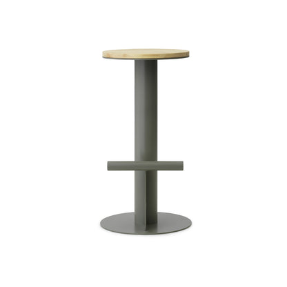 Pole Bar Stool by Normann Copenhagen - H75 / Grey