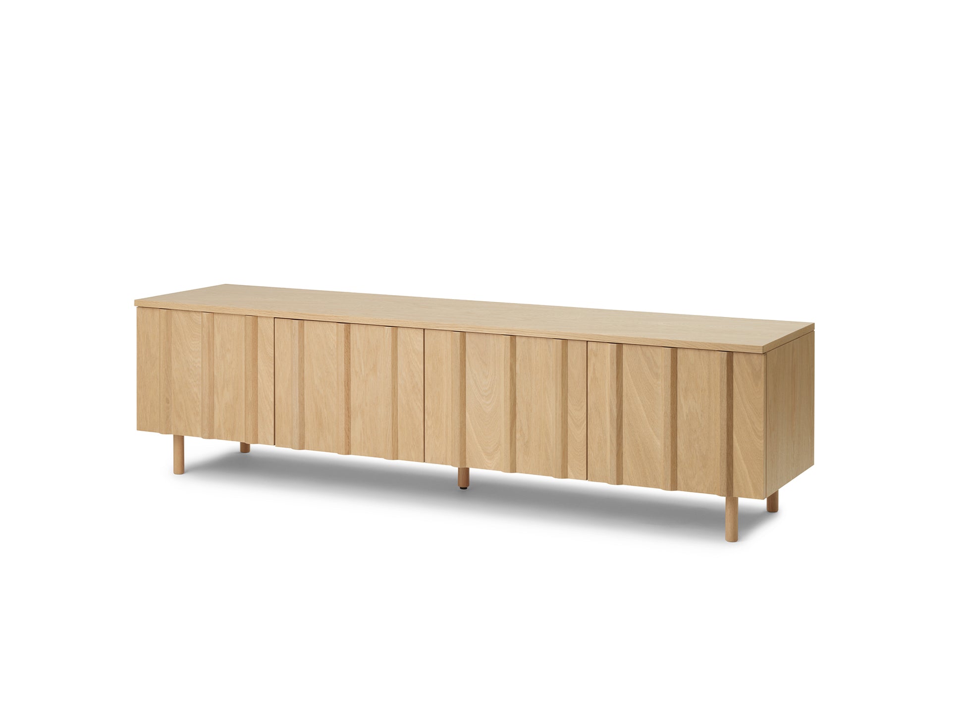 Rib Sideboard by Normann Copenhagen - Low / Lacquered Oak Veneer