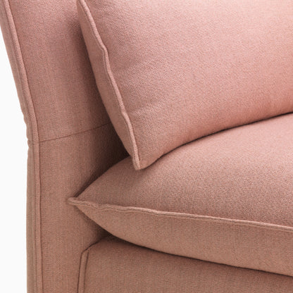 Mariposa 2-Seater Sofa by Vitra - Dumet 10 Pale Rose Beige (F80)