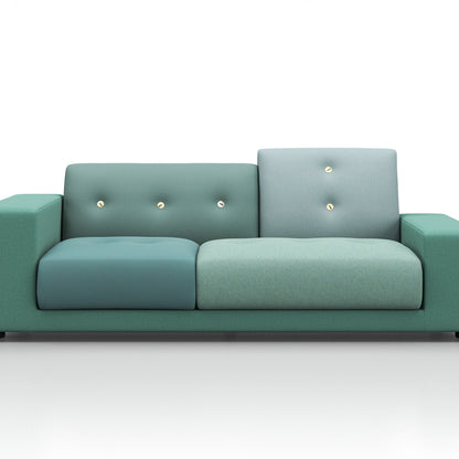 Polder Compact Sofa by Vitra - Low Right Armrest (Sitting Left) / The Sea Greens