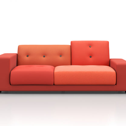 Polder Compact Sofa by Vitra - Low Right Armrest (Sitting Left) /The Earth Reds