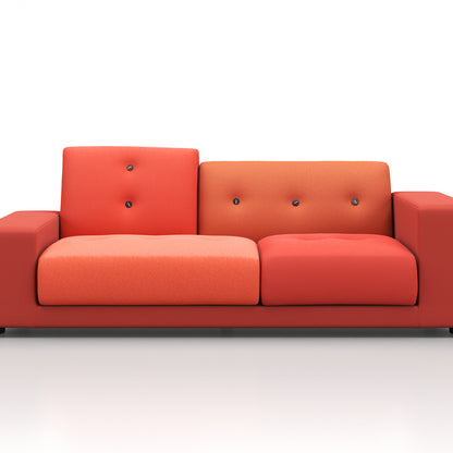 Polder Compact Sofa by Vitra - Low Left Armrest (Sitting Right) / The Earth Reds