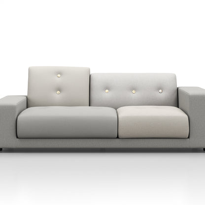 Polder Compact Sofa by Vitra - Low Left Armrest (Sitting Right) / The Pebble Greys