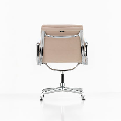 Soft Pad Conference Chair EA 208 by Vitra - Chromed Aluminium / Laser RE Nude Cream (F40)