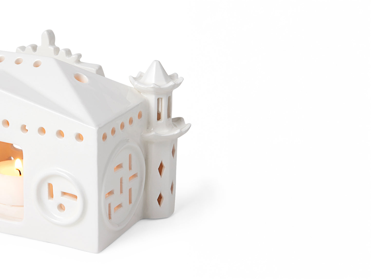 Urbania Lighthouse by Kähler - Tivoli Pantomime Theatre (Height: 10 cm)