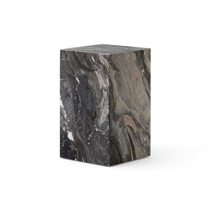 Marble Plinth Tall by Audo Copenhagen - Grey Galaxy Marble