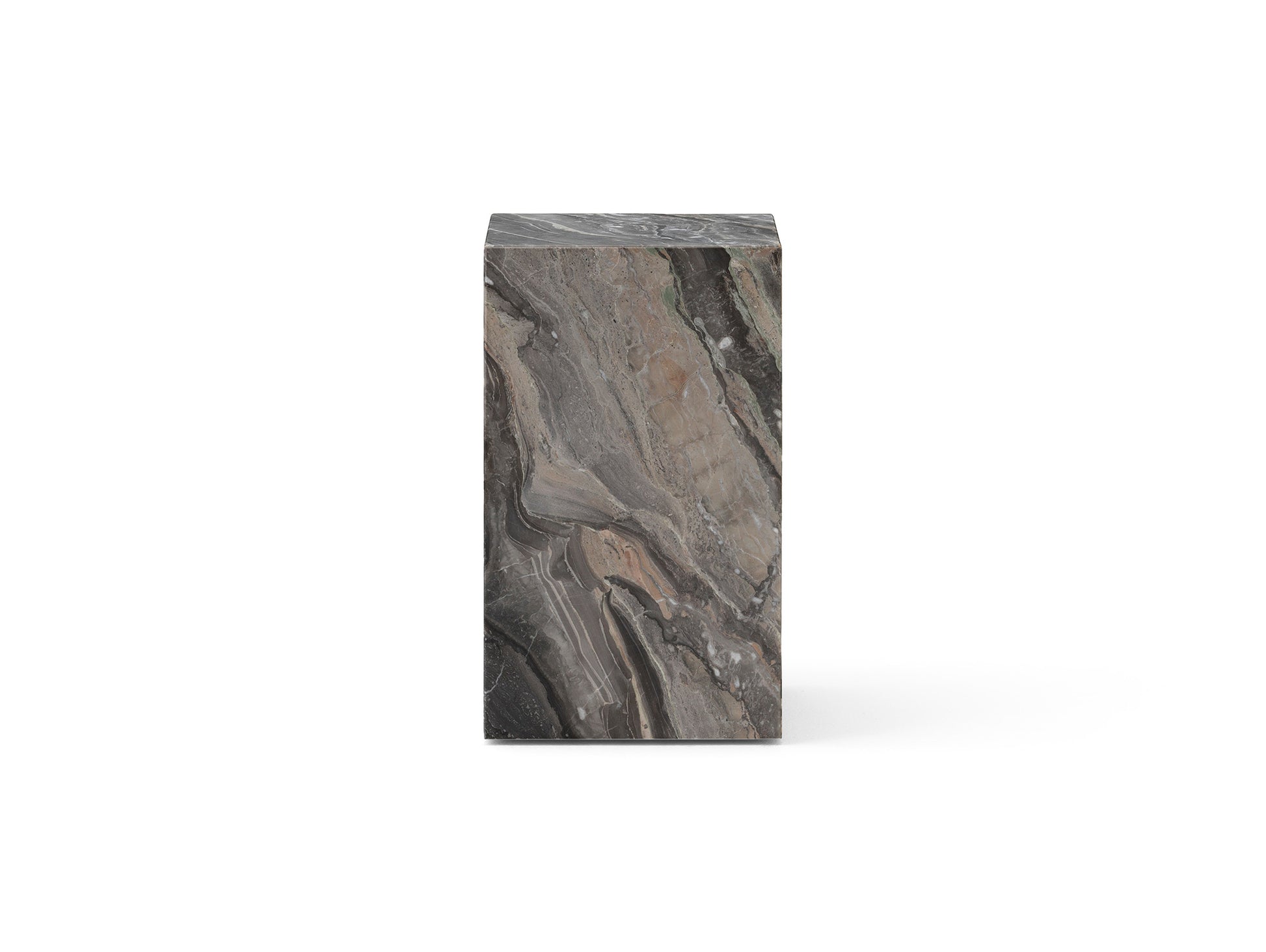 Marble Plinth Tall by Audo Copenhagen - Grey Galaxy Marble