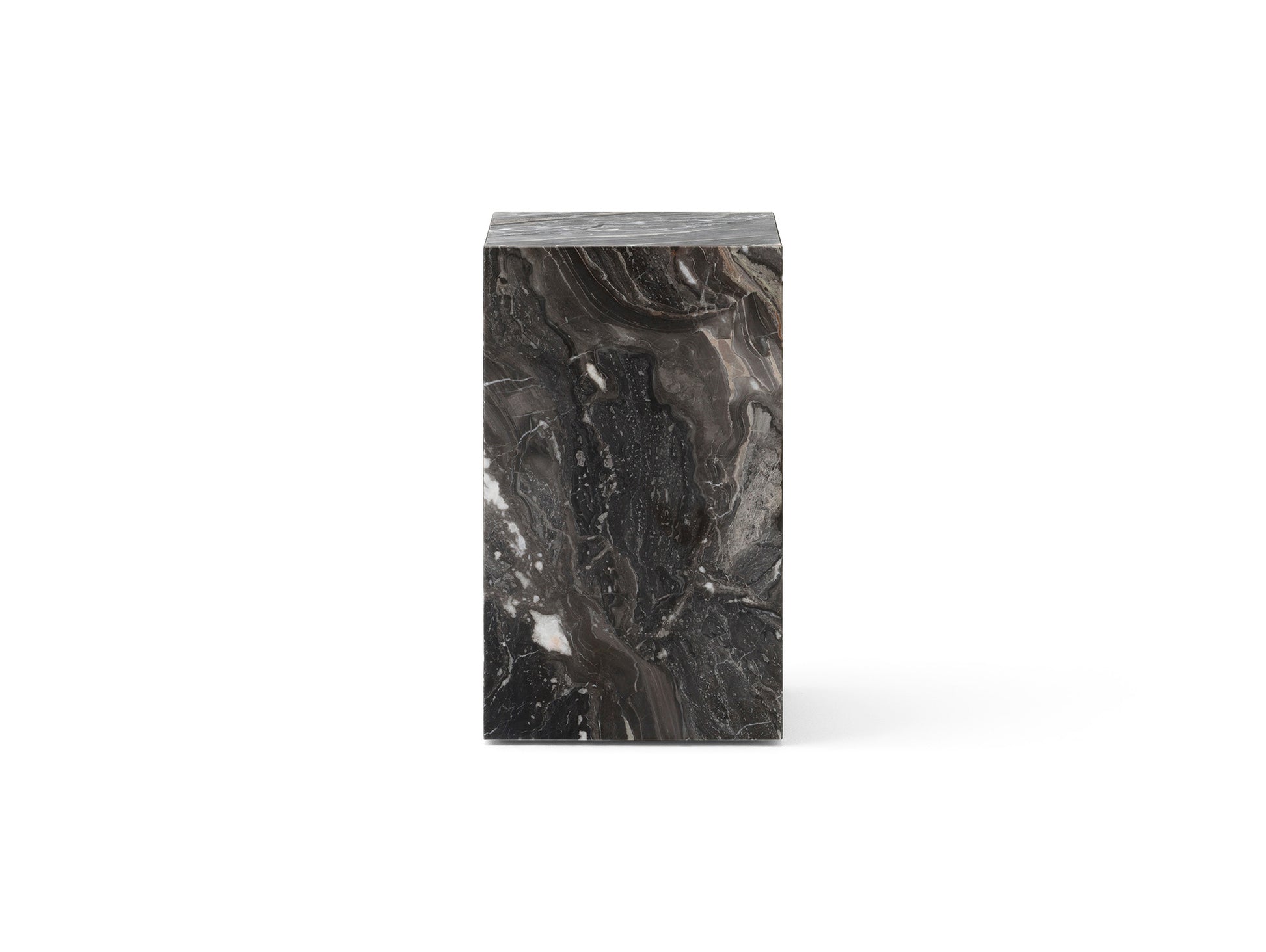 Marble Plinth Tall by Audo Copenhagen - Grey Galaxy Marble