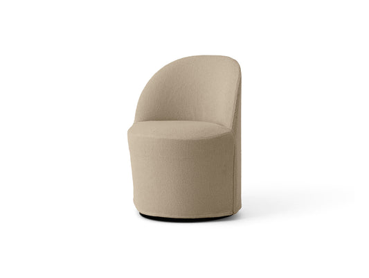 Tearoom Club Chair with Loose Cover - Swivel Base with Return by Audo Copenhagen - Sand