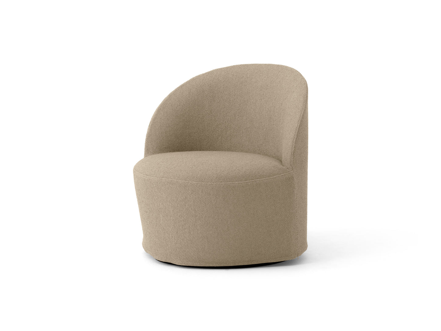 Tearoom Lounge Chair with Loose Cover - Swivel Base with Return