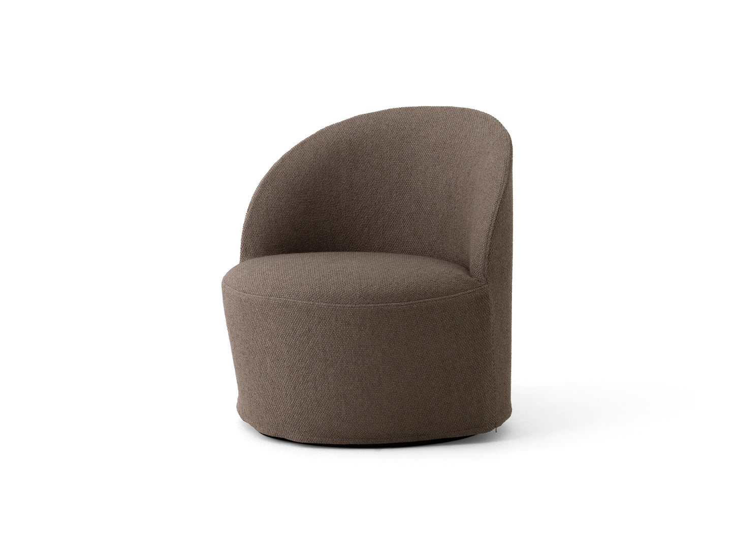 Tearoom Lounge Chair with Loose Cover - Swivel Base with Return