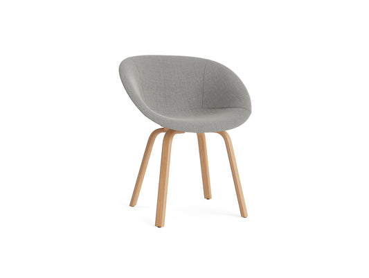 Mat Armchair Full Upholstered - Wood by Normann Copenhagen - Remix 133