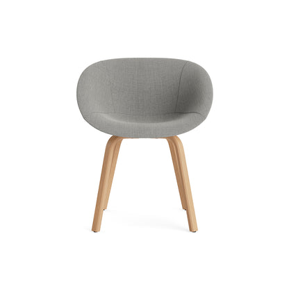 Mat Armchair Full Upholstered - Wood by Normann Copenhagen - Remix 133