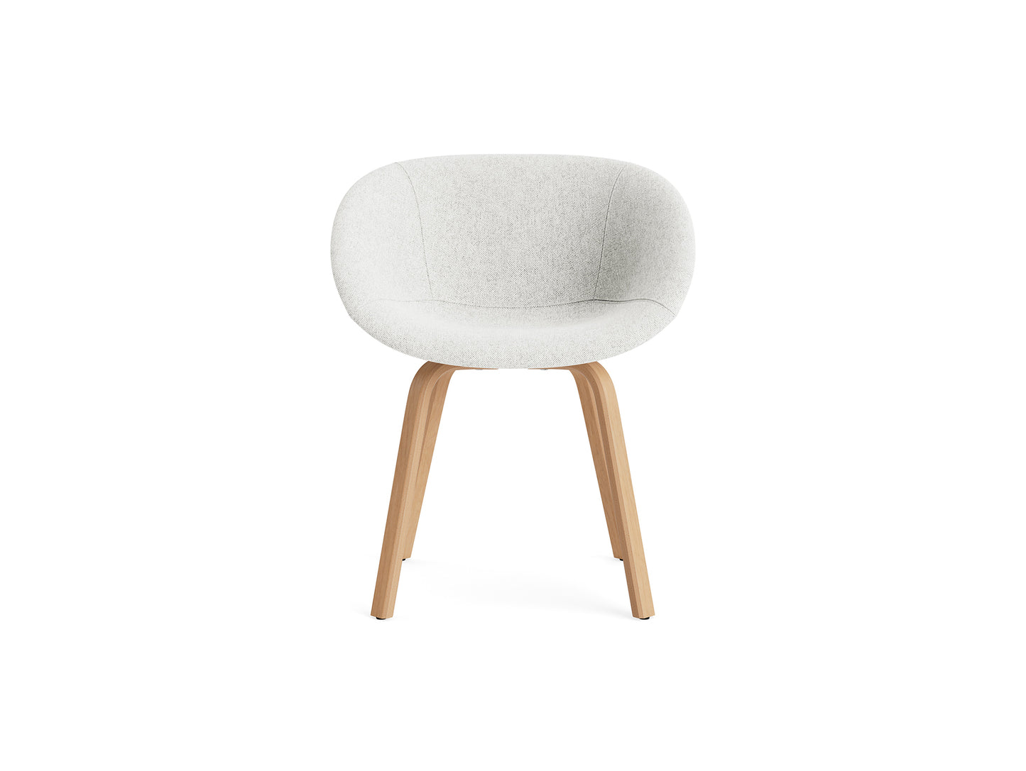 Mat Armchair Full Upholstered - Wood by Normann Copenhagen - Hallingdal 65 110