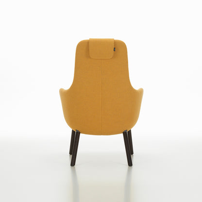 HAL Lounge Chair by Vitra - Dark Varnished Oak / Dumet 24 Mango Melange (F80)
