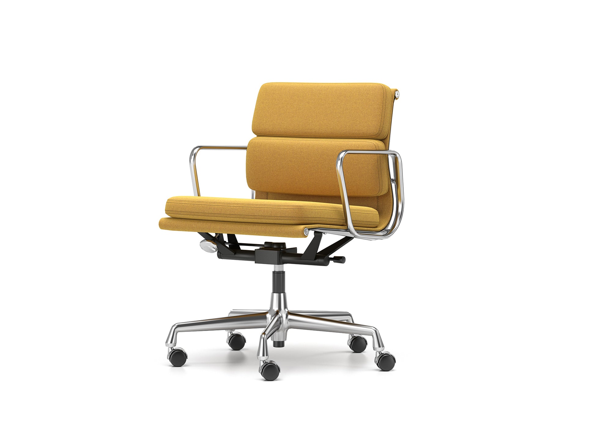 Soft Pad Work Chair EA 217 by Vitra - Chromed Aluminium / Cosy 2 Canola