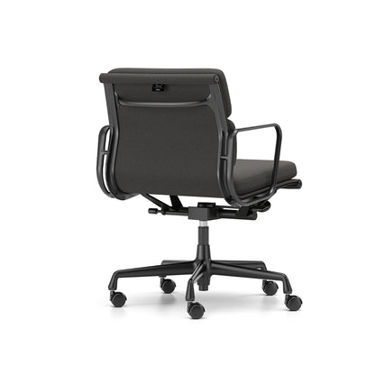 Soft Pad Work Chair EA 217 by Vitra - Black Aluminium / Cosy 2 Merino Black