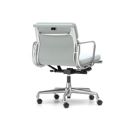 Soft Pad Work Chair EA 217 by Vitra - Chromed Aluminium / Laser RE Ice Blue Cream