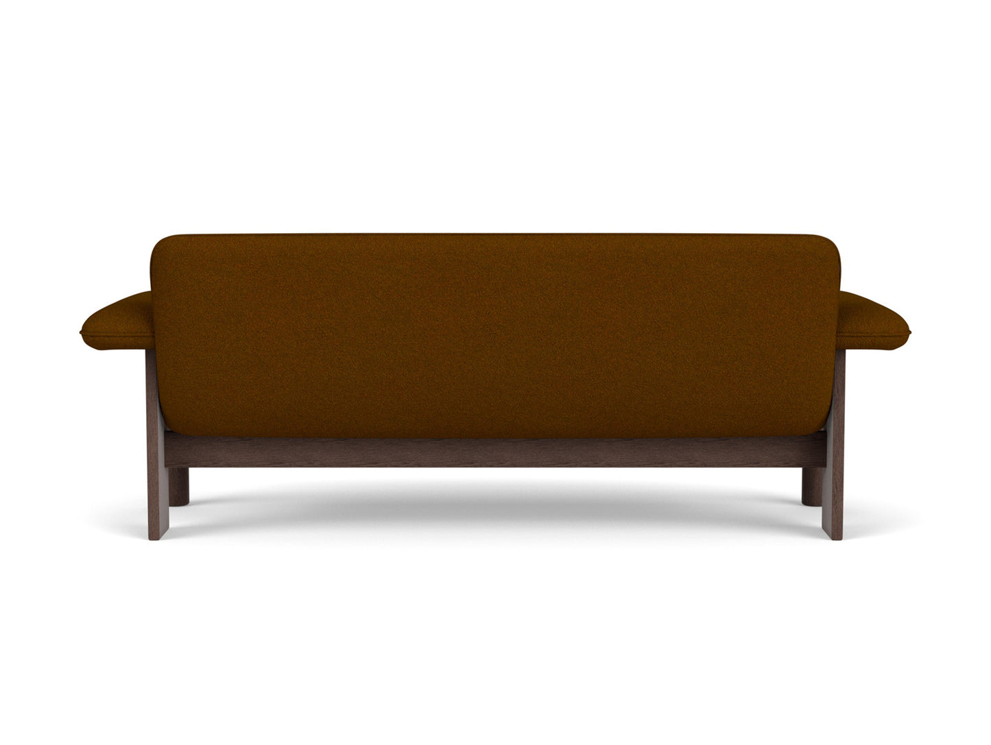 Brasilia 2-Seater Sofa by Audo Copenhagen - Dark Stained Oak Base / Baru 450