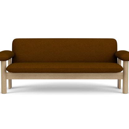 Brasilia 2-Seater Sofa by Audo Copenhagen - Oak Base / Baru 450