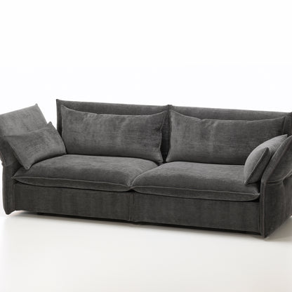 Mariposa 3-Seater Sofa by Vitra - Iroko 2 08 Dark Grey (F80)