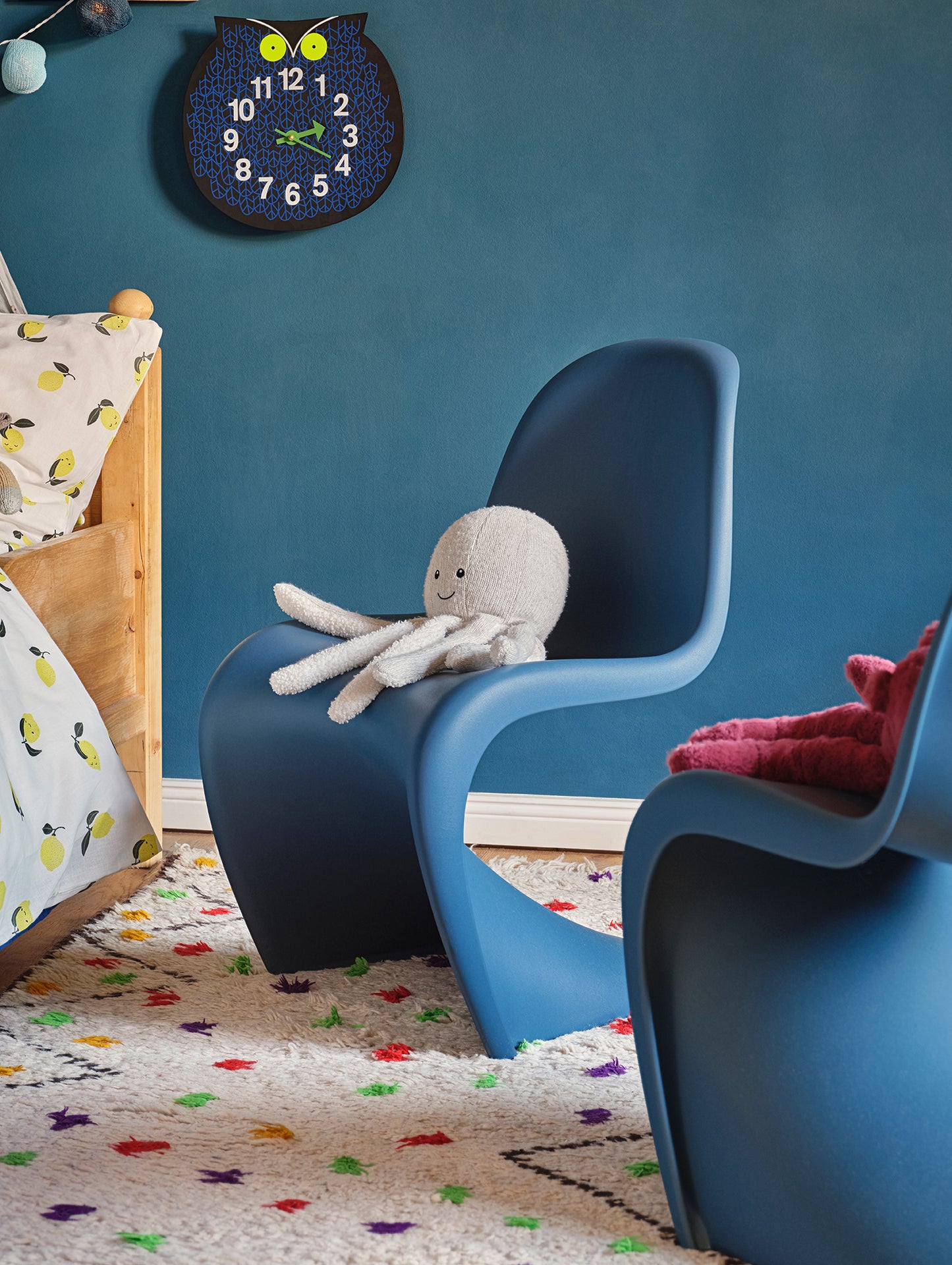 Sea Blue Panton Junior by Vitra