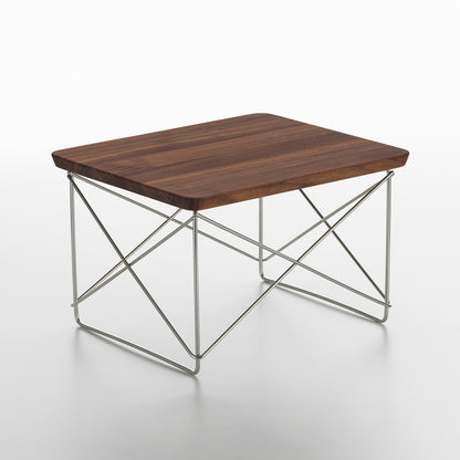 Eames Occasional Table LTR by Vitra - Oiled Walnut / Stainless Steel Base