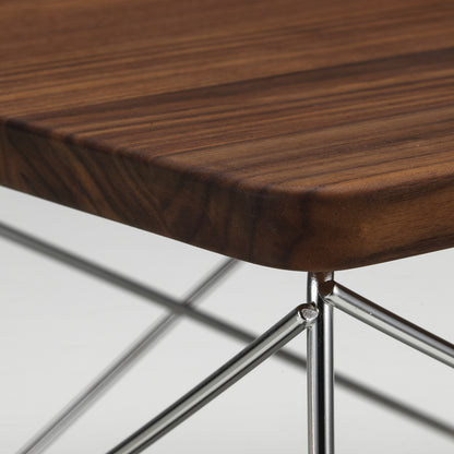 Eames Occasional Table LTR by Vitra - Oiled Walnut / Stainless Steel Base