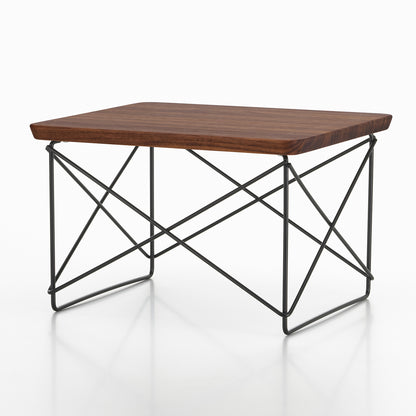 Eames Occasional Table LTR by Vitra - Oiled Walnut / Basic Dark Steel Base