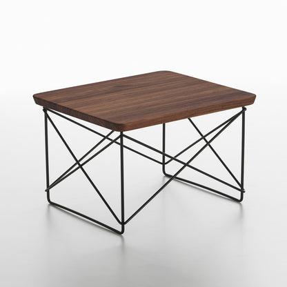 Eames Occasional Table LTR by Vitra - Oiled Walnut / Basic Dark Steel Base