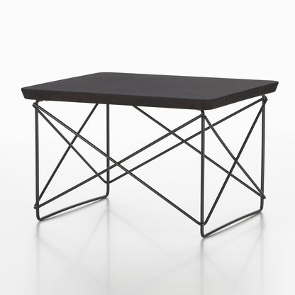 Eames Occasional Table LTR by Vitra - Dark Oak / Basic Dark Steel Base