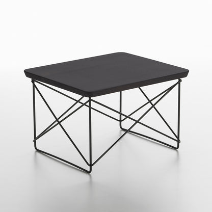 Eames Occasional Table LTR by Vitra - Dark Oak / Basic Dark Steel Base